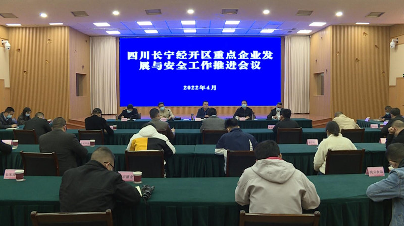长宁县召开重点企业发展与安全工作推进会
